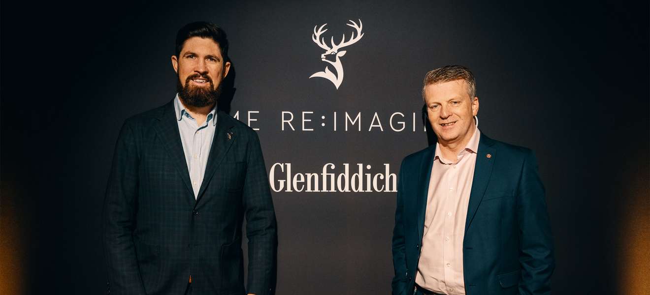 Glenfiddich Brand Ambassador Struan Grant Ralph und Glenfiddich Malt Master Brian Kinsman.