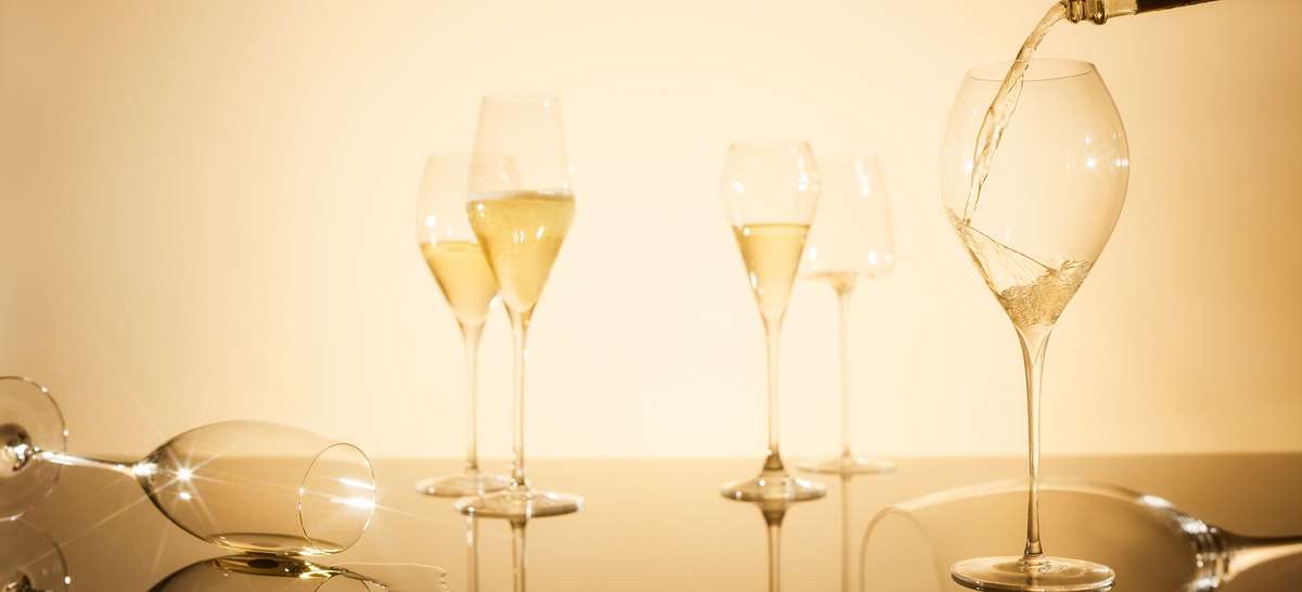 Flöte Flöten Glas / Gläser Piper Heidsieck Champagner Champagnerglas