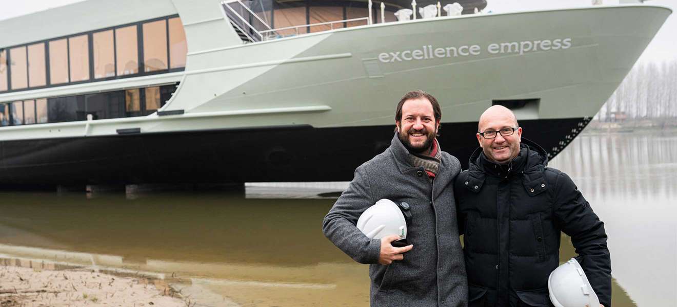 VR-Präsident und Reedereichef Karim Twerenbold (l.) und Stephan Frei, CEO Reisebüro Mittelthurgau