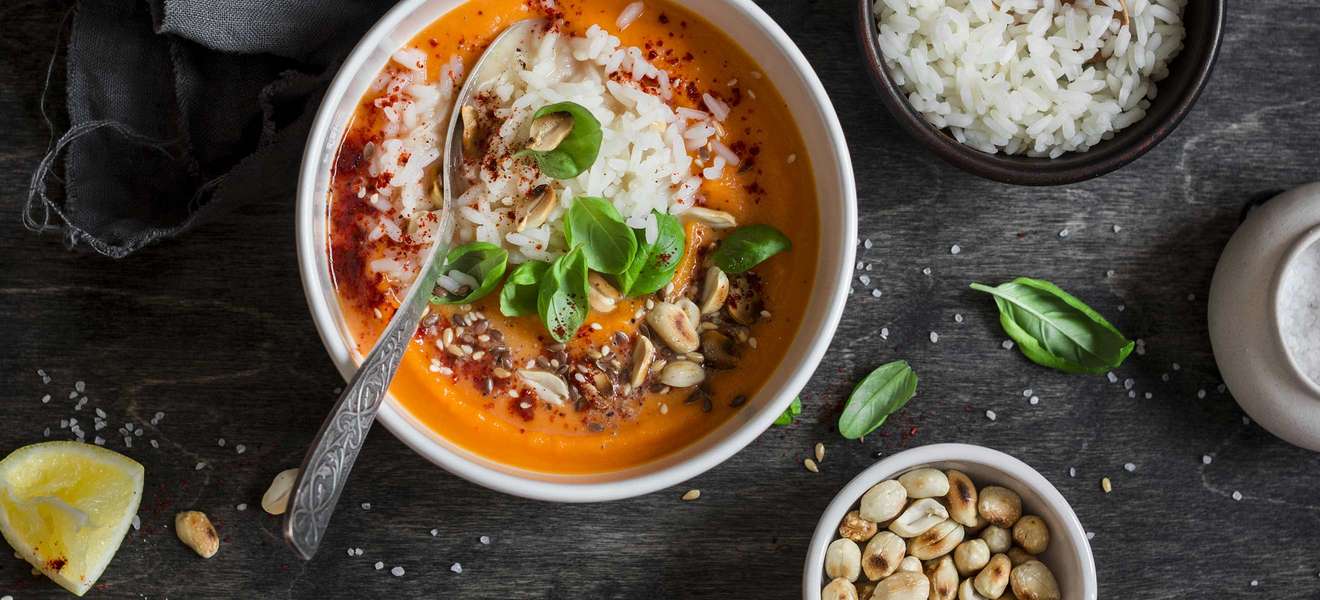 Karotten-Ingwer-Suppe: wärmend und gesund.