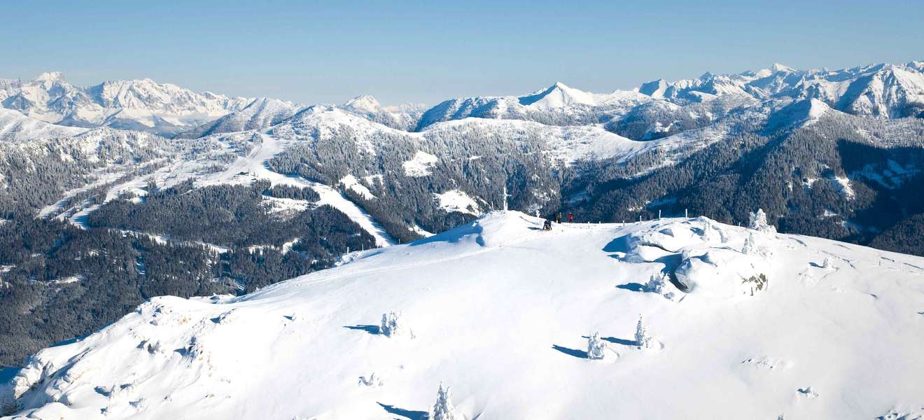 Weiße Wunderwelt: Die traumhaften Berge rund um St. Johann im Pongau und Kleinarl-Wagrain lassen keinen Skifahrerwunsch unerfüllt.