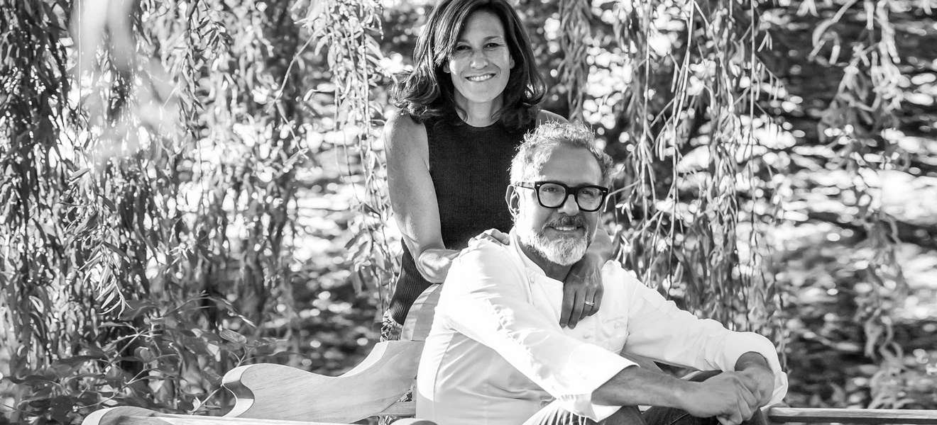 Massimo Bottura mit Ehefrau Lara Gilmore.