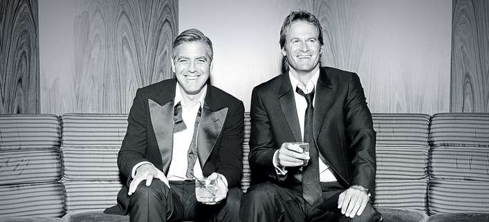 Trinkgefährten: George Clooney und Rande Gerber gründeten die Marke Casamigos Tequila.