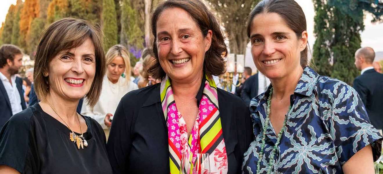 Die Weindamen von Bolgheri: Cinzia Merli (Le Macchiole), Präsidentin Albiera Antinori (Guado al Tasso), Priscilla Incisa dellaRochetta (Tenuta San Guido-Sassicia)