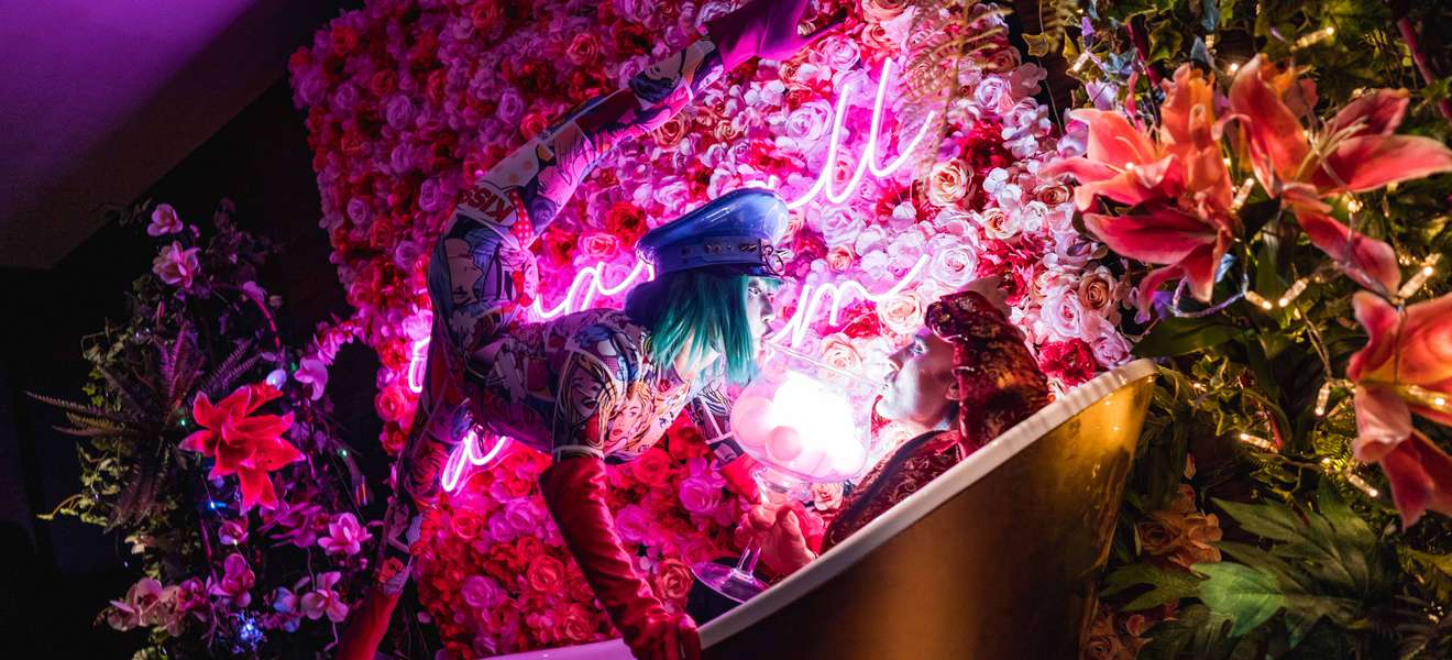Das «Pink Rabbit»-Event feiert das Leben mit Moët & Chandon Champagner