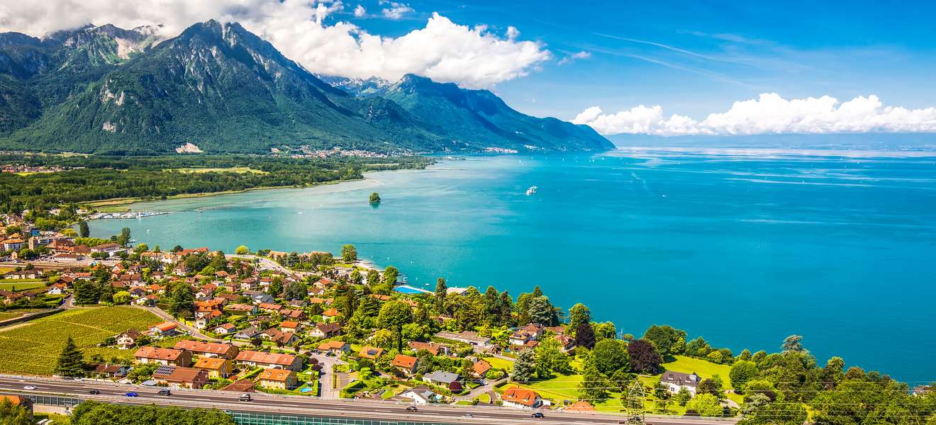 Der Genfer See ist der größte und zugleich wasserreichste Binnensee Mitteleuropas.