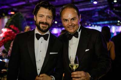  Alvaro Morte and Matteo Lunelli, CEO von Ferrari Trento