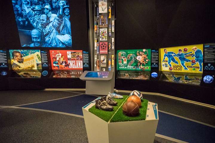 Die Galerie im Fifa World Football Museum
