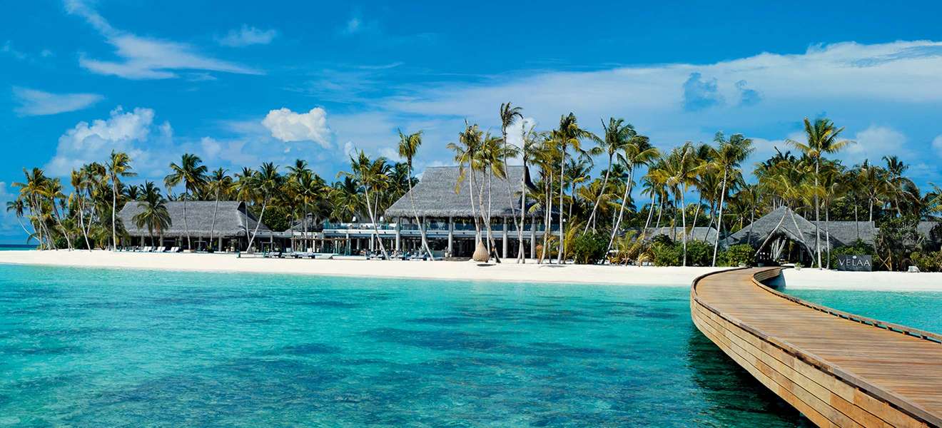 Das «Velaa Private Island» ist ein Luxusresort am Noonu Atoll im Nordwesten der Malediven.