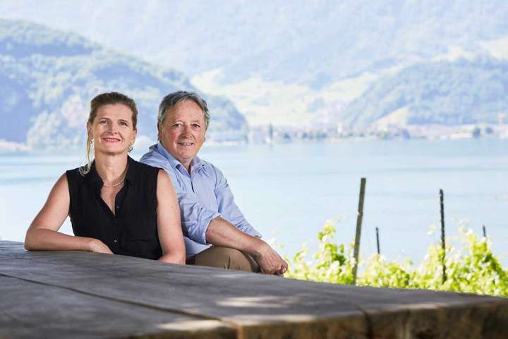 Toni Ottiger führt das Weingut Ottiger zusammen mit seiner Frau Ursula Rohrer.