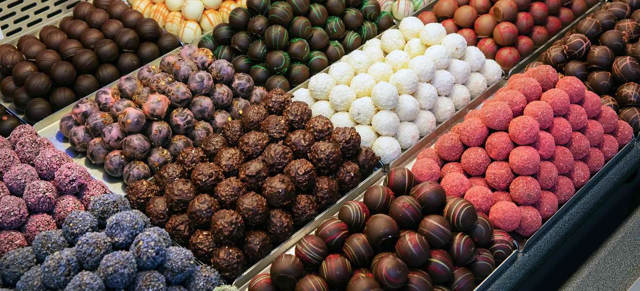 Die Pralinen der Schokoladenmanufaktur Bachhalm in Kirchdorf an der Krems