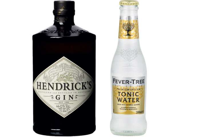 Hendrick’s Gin + Fever Tree Premium Indian Tonic Water