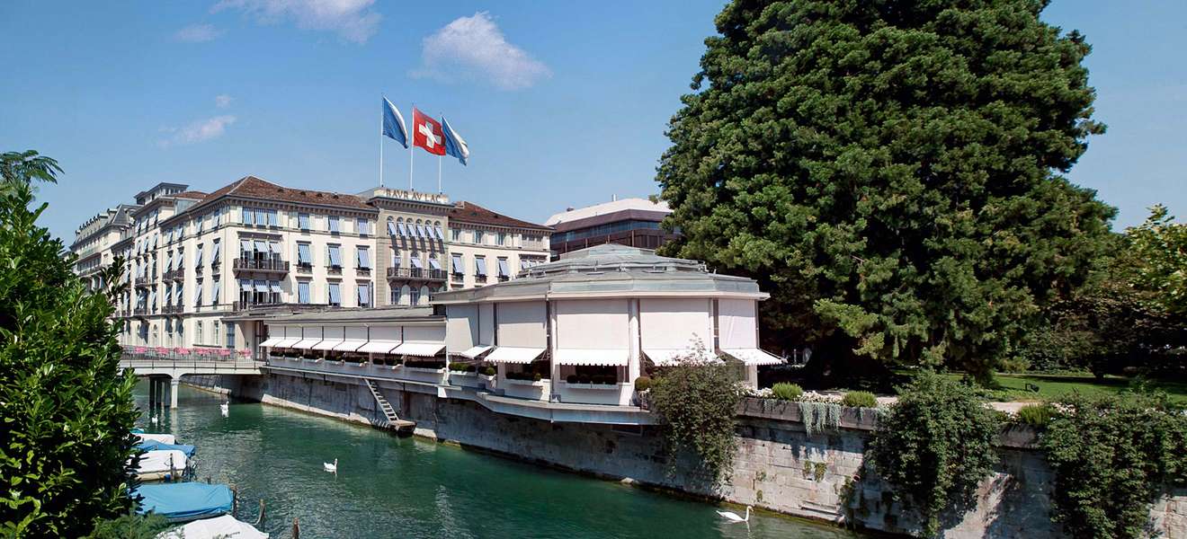 Anlaufstelle für alle Nationen: das Baur au Lac in Zürich