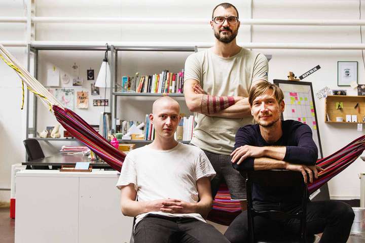 Tobias Zihlmann, Fred Schaerlig und Sven Friese (v. l.) sind die Köpfe hinter der Plattform «DasProvisorium».
