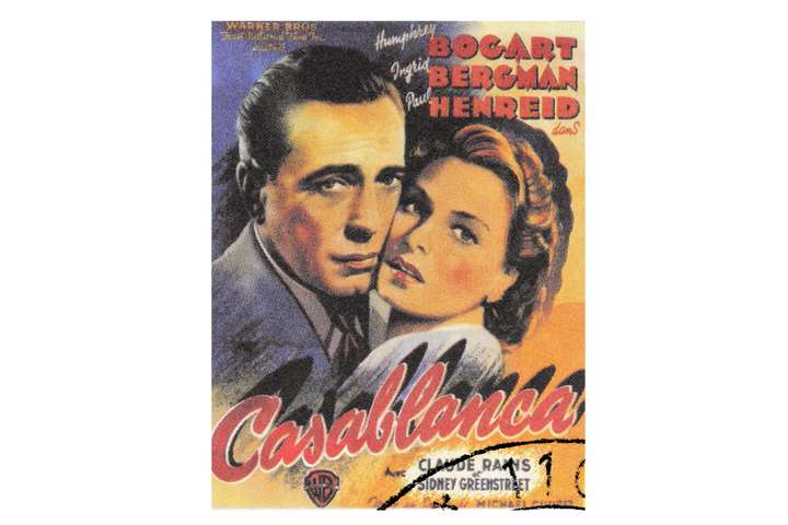 Rick und Ilsa verlieben sich in «Casablanca» in einer Bar. Die Schauspieler haben eine eigene Briefmarkenstrecke erhalten.