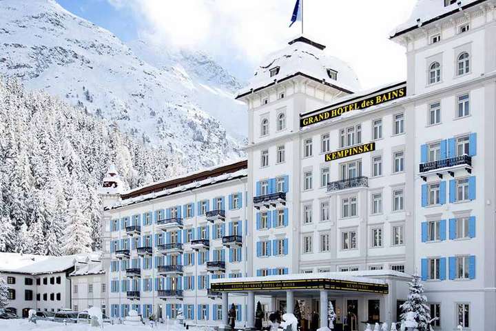 Das «Kempinski Grand Hotel des Bains» in St. Moritz