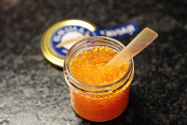 Kaviar zum Servieren